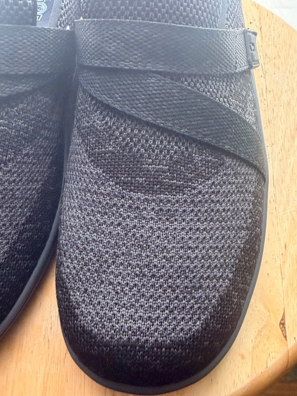 NEW Orthofeet Womens Knit Slip-On Comfort Loafer in Gray and Black Wide D - Picture 4 of 11